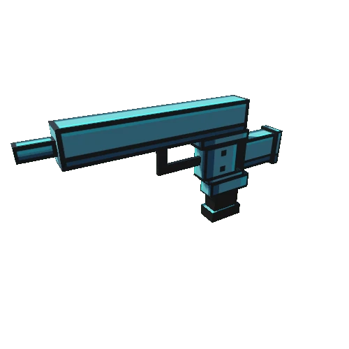 Pixel Pistol v3 01 Blue